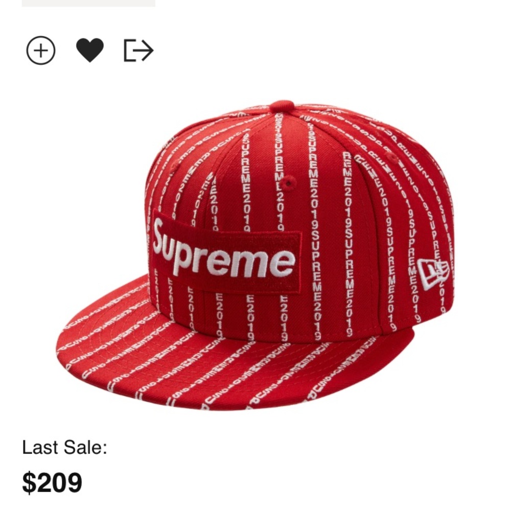 Supreme New Era 2019 fitted hat